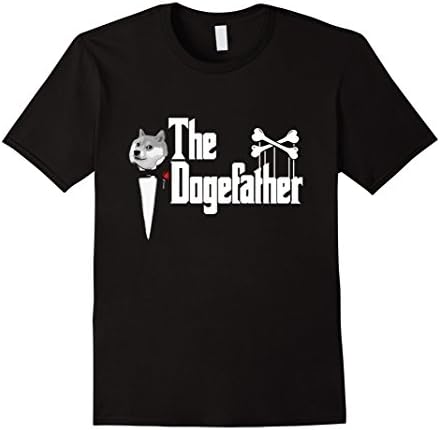 Mens The Dogefather Shirt - Funny Doge Meme Shirt Medium Black