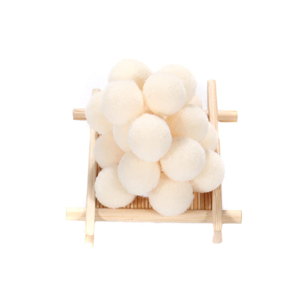 Pack of 500 Mini Pompoms for Crafts, 15 mm Pompoms Balls Small Pompoms Balls, Fluffy Colourful Pom Pom Decoration Pompom Plush Balls Craft Accessories for Decorating, Decorating, Sewing, DIY Crafts,