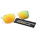 HDCRAFTER Classic Unisex Polarized Mirror Lens Wayfarer Sunglasses 55MM