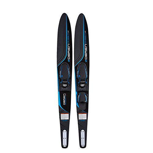 O’Brien Celebrity Combo Water Skis with x-7 Bindings, Blue, 64″