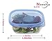 [50 Pack] Small Food Storage Containers with Lids, NewShip BPA Free Plastic Leftover Containers, Reusable Food Prep Containers, Dinner Freezer Saver Containers, Bento Box for Kids Lunch (9.5 oz)