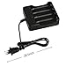 ElementDigital 4 Slot Li-on Battery Charger for 18650 Rechargeable Battery Black