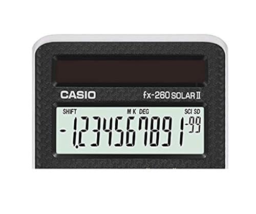 Casio Fx 260 Solar Ii Scientific Calculator 5 X 0 6 X 2 9 In Dubai Uae Whizz Scientific
