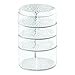 iDesign Storage Case, 11.43 x 11.43 x 18.29, Pivoting Organizer