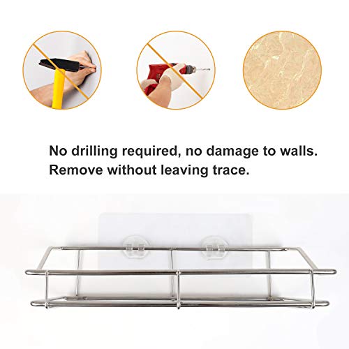 1 SMARTAKE+Bathroom+Traceless+Stainless+Organizer