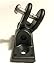 Vaughan Bros 180 Degree Bimini Universal Deck Hinge, Black Nylon, 1 Pair