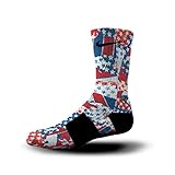 HoopSwagg Freedom Flags Custom Nike Elite Socks