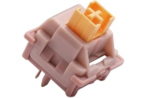 PAKJEL Outemu Honey Peach Switch V2, 5Pin 40g Pre-Lubed Silent Linear Switch for Custom Mechanical Keyboard (Size : 90PCS)