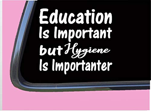 Dental Hygiene Important TP069 vinyl 6" Decal Sticker teeth tooth hygienist