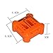 iKNOWTECH Solid Magnetizer Demagnetizer Professional Screw Bits Magnetic Tool, Orange Magnetizer, Demagnetizer, Magnetizer Tools, Screwdrivers Magnetizer, Demagnetizer Tools