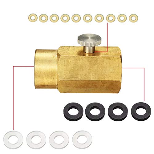 CO2 Cylinder Refill Adapter Connector Kit CGA320 Thread Set for Filling Soda Maker Sodastream Tank