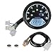 Sdootauto Motorcycle Speedometer Tachometer MPH/KMH, LCD Digital Odometer Universal 12V Speed Gauge for Motorcycle Motorbike Scooter with Multifunctional Indicator
