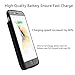 Ula Slim Charger Case for iPhone 6 Charging Case Soft Silicon Portable Phone Battery Case for iPhone 6 Power Cases Juice Bank Cover Black 4500mAh, Suits for iPhone 6 / 6s / 7