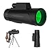 eiAmz Monocular, 10X50 HD Monocular Telescope with Phone Clip and Tripod, Waterproof Phone Telescope Low Light Night Vision, Bird Watching,Wildlife,Traveling,Concert,Sports Game,Gifts for Adults