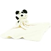 Jellycat Bashful Black and Cream Puppy Baby Security Blanket