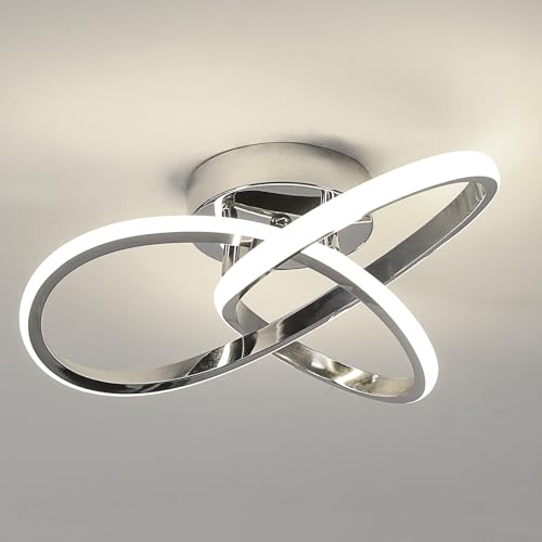 Comely LED Deckenleuchte, 30W 3300LM Deckenlampe 4500K Neutralweißes Licht, Creative Flower Form Acryl LED Deckenbeleuchtung für Schlafzimmer Wohnzimm