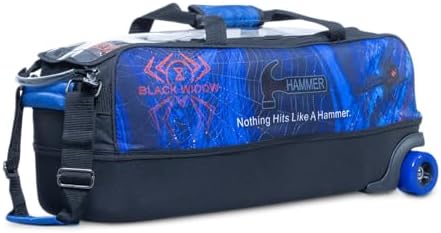Amazon.com : Hammer Dye Sub Triple Tote Bowling Bag - Black Widow