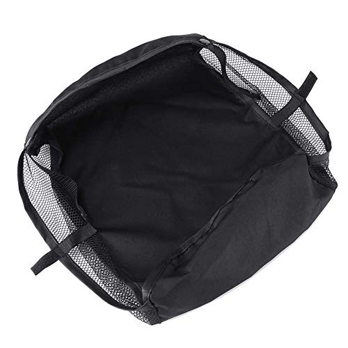 Stroller Organizer Pram Bag Organiser Multifunctional Baby Pram Storage Bag Baby Stroller Basket Accessories (Black)