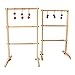 Sports Festival Premium Wooden Ladder Golf Ball Toss Game Set with 6 Bolas and Carrying Case Outdoor Back Yard Games for Family Reunion Ladderball Fun