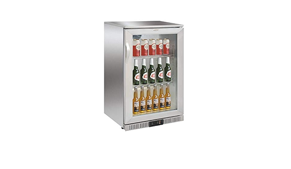Frigorífico para botellas con puerta de cristal, 138 litros ...