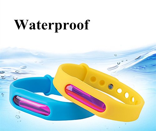 6 Pack Natural Deet Free Anti Mosquito Insect & Bug Repellent Bracelet Band Safe for Kids & Adults Travel Size Repellent Outdoor Mosquito Control a Must Have Camping Hiking Fishing Accessories