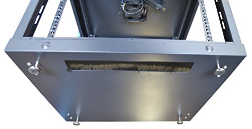 6U Server Rack Cabinet Enclosure. ACCESORIES FREE! Vented Shelf, Cooling Fan, Power Strip. Wall Mount 24" Deep Fully Loaded Lockable Enclosure Box ..