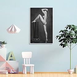 Black And White Sexy Woman Nude Art Erotic