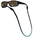 Chums Switchback Silicone Eyewear Retainer in Black/Marine Blue/Aqua