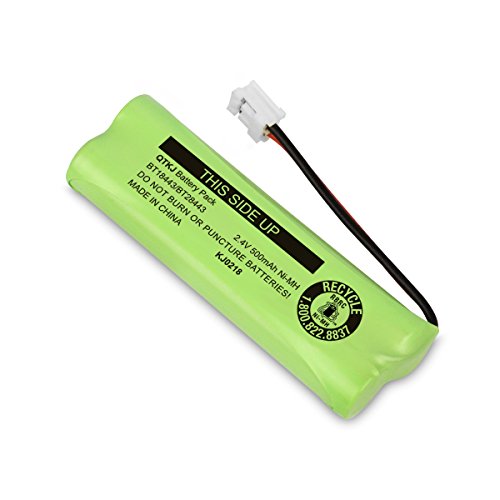 QTKJ BT18443 BT28443 89-1337-00-00 Cordless Phone Battery for VTech LS-6115 LS-6117 LS-6125 LS6126 LS6225 LS6205 LS6217 LS-6205 LS-6215 89133700 Cordless Handsets (2-Pack) - Thumbnail 6