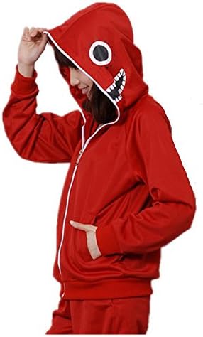 Guzesion women's Vocaloid Gumi Matyoshka Cosplay Hoddies (XL, Red)