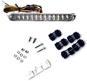 Alchemy Parts Multifunction LED Rear Stop Tail Light with Integrated Indicators Turn Signals, Chrome Finish - Image 5