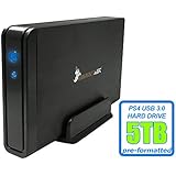 HornetTek Viper 5TB (5000GB) 7200RPM 64MB Cache USB 3.0 External PS4 Hard Drive (PS4 Pre-Formatted) - PS4, PS4 Slim &amp; PS4 Pro