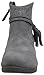 crocs Women's Leigh Suede Mix Wedge Bootie Ankle, Slate Grey, 8 M US