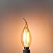 HERO-LED CA10-DSGT-2W-WW22 Dimmable Gold Tint CA10 E12 2W Candelabra Style LED Filament Chandelier Light Candle Bulb, 25W Equivalent, Ultra Warm White 2200K (Amber Glow), 4-Pack