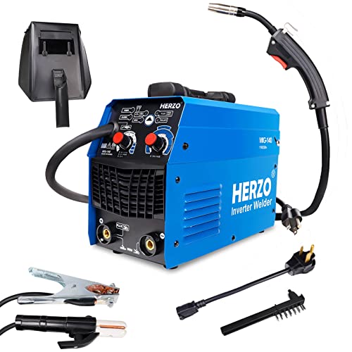 HERZO 140 A MIG Welder.Flux Core Welder 110/220 V Flux MIG/MMA/LIFT TIG