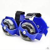 Heel Wheel Roller skatting Shoes,Flashing Roller, Clip on Skates for Kids