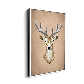 Canvas Wall Art for Living Room, Bedroom Animal Portrait Framed Canvas Prints for Home Decoration Ready to Hang - 16x24 inches