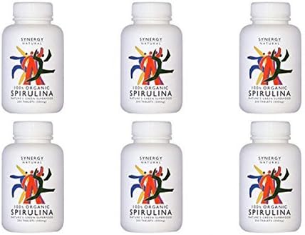 (6 PACK) - Synergy Natural - Org Spirulina SYN-BSO200T | 200's | 6 PACK BUNDLE by Synergy Natural