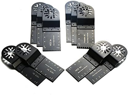 10pcs Metal Saw Blades Oscillating Multitool Accessories for Metal, Plastic, Wood