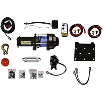 superatv winch synthetic atv remote wireless lb rope