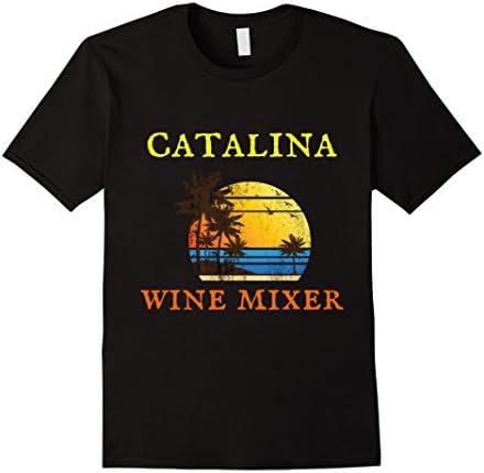 Mens The Catalina Wine Mixer T-Shirt Large Black
