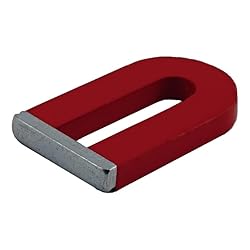 Red Cast Alnico 5 U-Shaped Magnet With