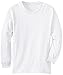 MJ Soffe Big Boys' Youth Pro Weight Long-Sleeve T-Shirt, White, Medium
