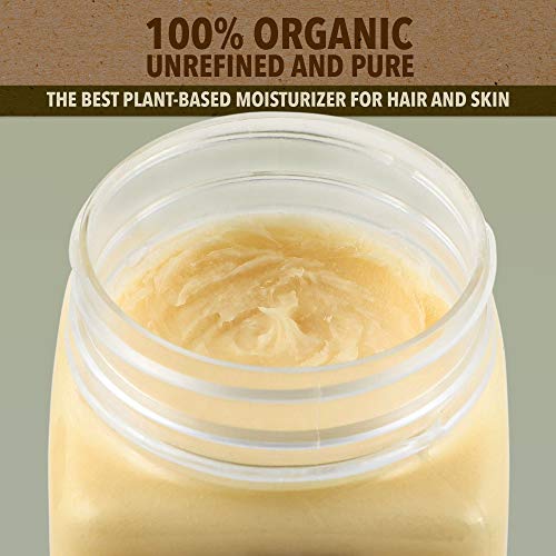 USDA-Certified-Organic-Shea-Butter-Highest-Quality-Unrefined-Rare-Nilotica-Certified-Fair-Trade-Nourishes-Replenishes-and-Protects-Skin-and-Hair-8oz
