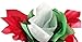 Red, Green & White Christmas Solid Tissue Paper (40 Sheets of Each Color) 120 Sheets Total