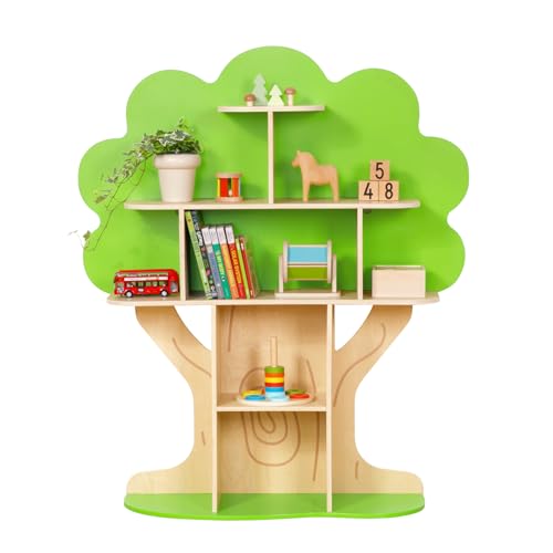 OOOK Tree Bookshelf for Kids Reading Nook, Montessori Book Shelf for Classroom, Kids Room, Playroom, Nursery