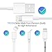 Charger, Certified TRICON 5W 1A USB Universal Portable Wall Power Adapter Mini Cube with 6 FEET/2M iPhone Charger Lightning to USB Charging Cable (2 Pack) White