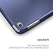 iPad Air 2 Case, Zeox iPad Air 2 Ultra Slim Fit Folio Smart Case Cover Stand Non Slip Protective Cover with Auto Wake/Sleep Feature for Apple iPad Air 2 Retina Display 2014 Release - Navy Blue