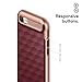 Caseology Parallax for Apple iPhone 8 Case (2017) / for iPhone 7 Case (2016) - Award Winning Design - Burgundy (D)