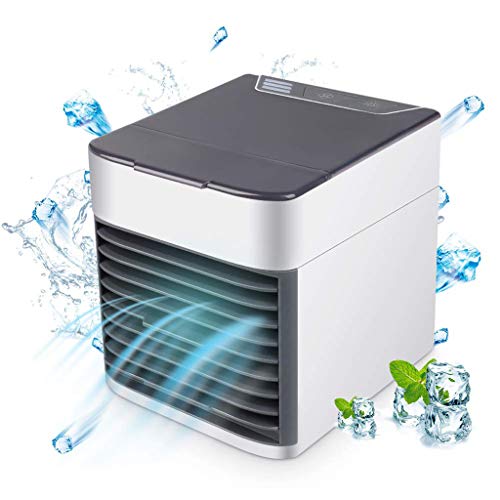 Portable Air Conditioner Air Cooler USB Air Conditioner 3 in 1 Adjustable Air Air Conditioner Mini Air Cooler Humidifier Purifier for Home Office Camping,A,161714.5CM